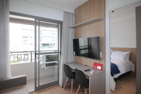 Sala de apartamento à venda com 1 quarto, 25m² em Vila Nova Conceição, São Paulo