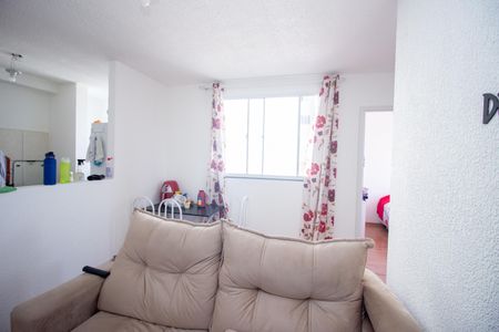 Sala de apartamento para alugar com 2 quartos, 50m² em Chácara Contagem, Contagem