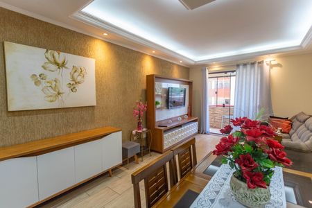 Sala  de apartamento à venda com 2 quartos, 70m² em Conceição, Diadema