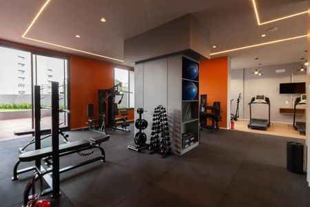 Studio à venda com 24m², 1 quarto e sem vaga Studio à venda com 24m², 1 quarto e sem vagaÁrea comum - Academia