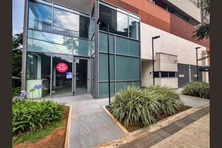 Studio para alugar com 28m², 1 quarto e sem vagaFachada - Plaquinha