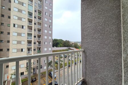 Varanda da Sala de apartamento para alugar com 2 quartos, 49m² em Jardim Samambaia, Campinas