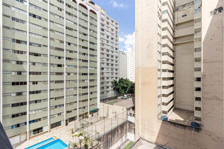 Vista da Sala de apartamento para alugar com 1 quarto, 30m² em Vila Buarque, São Paulo