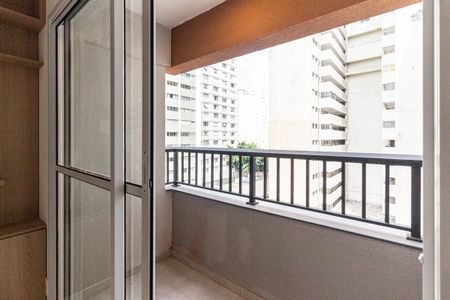 Varanda da Sala de apartamento para alugar com 1 quarto, 30m² em Vila Buarque, São Paulo