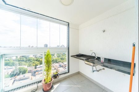 Varanda da Sala de apartamento para alugar com 2 quartos, 61m² em Paraíso, Santo André