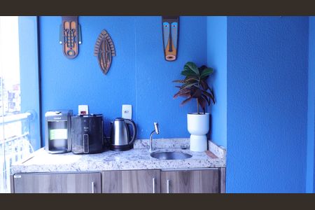 Studio à venda com 35m², 1 quarto e 1 vagaVaranda