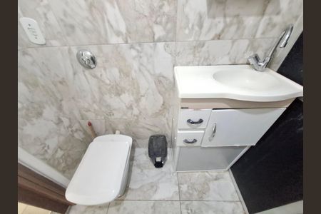 Banheiro  de apartamento para alugar com 1 quarto, 32m² em Botafogo, Rio de Janeiro