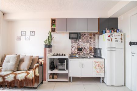 Cozinha de apartamento para alugar com 1 quarto, 28m² em Alto da Mooca, São Paulo