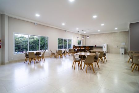 Apartamento para alugar com 54m², 2 quartos e 1 vagaÁrea comum - Salão de festas