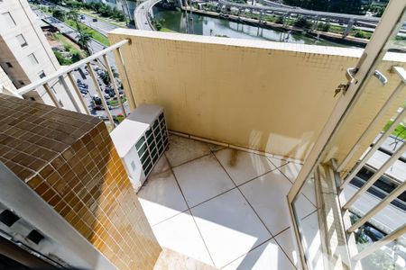 Varanda da Sala de apartamento à venda com 2 quartos, 94m² em Real Parque, São Paulo