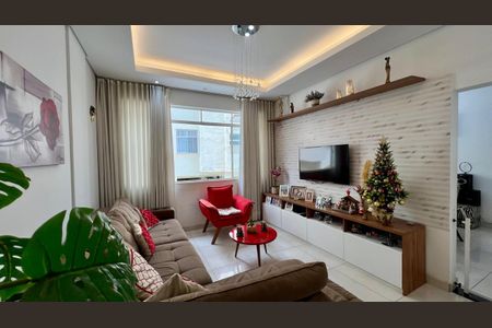 sala  de apartamento à venda com 3 quartos, 100m² em Carmo, Belo Horizonte