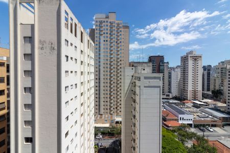 Vista da Sacada de apartamento à venda com 1 quarto, 25m² em Vila Nova Conceição, São Paulo
