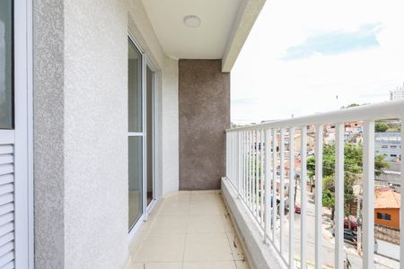 Varanda da Sala de apartamento para alugar com 2 quartos, 40m² em Parque Ipe, São Paulo