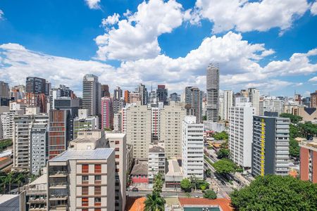 Sala/Cozinha - VIsta de apartamento para alugar com 2 quartos, 85m² em Pinheiros, São Paulo