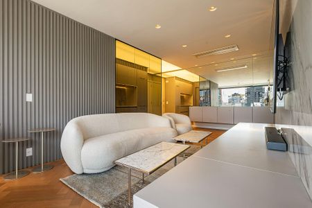 Sala/Cozinha de apartamento para alugar com 2 quartos, 85m² em Pinheiros, São Paulo