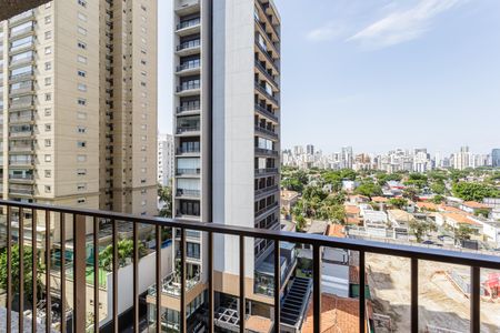 Varanda de kitnet/studio para alugar com 1 quarto, 24m² em Vila Olímpia, São Paulo