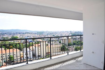 Apartamento à venda com 125m², 4 quartos e 2 vagasDetalhe - Varanda da Sala e Sala de Jantar