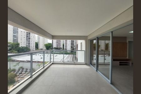 Varanda da Sala de apartamento à venda com 3 quartos, 122m² em Vila Sofia, São Paulo