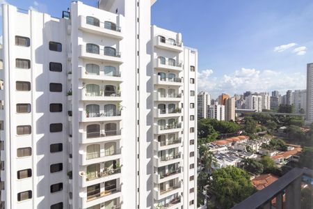 Vista Sala de apartamento à venda com 1 quarto, 39m² em Cidade Monções, São Paulo