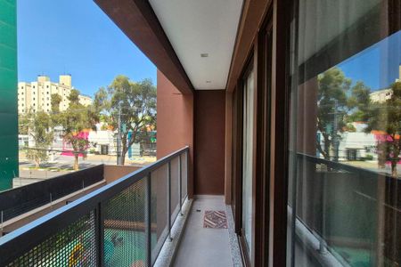 Varanda do Quarto  de apartamento para alugar com 1 quarto, 36m² em Botafogo, Campinas