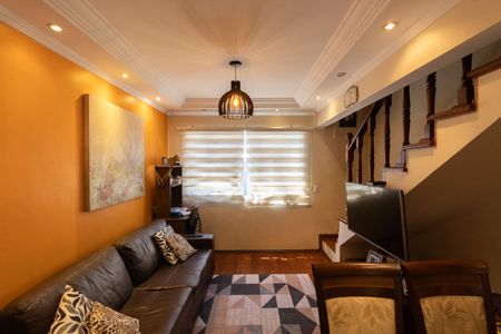 Sala de casa de condomínio para alugar com 2 quartos, 74m² em Jardim Lisboa, São Paulo