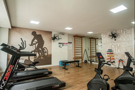 Studio para alugar com 40m², 1 quarto e 1 vaga Studio para alugar com 40m², 1 quarto e 1 vagaÁrea comum - Academia