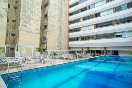 Studio para alugar com 40m², 1 quarto e 1 vaga Studio para alugar com 40m², 1 quarto e 1 vagaÁrea comum - Piscina