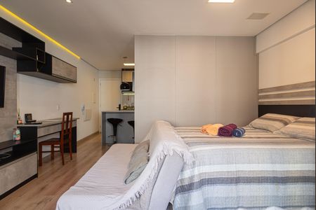 Studio para alugar com 40m², 1 quarto e 1 vaga Studio para alugar com 40m², 1 quarto e 1 vagaQuarto