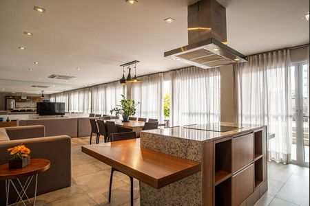 Studio para alugar com 40m², 1 quarto e 1 vaga Studio para alugar com 40m², 1 quarto e 1 vagaÁrea comum - Salão de festas