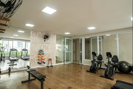 Studio para alugar com 40m², 1 quarto e 1 vaga Studio para alugar com 40m², 1 quarto e 1 vagaÁrea comum - Academia