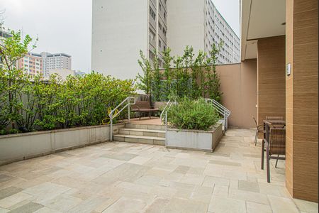 Studio para alugar com 40m², 1 quarto e 1 vaga Studio para alugar com 40m², 1 quarto e 1 vagaÁrea comum - Área da Churrasqueira