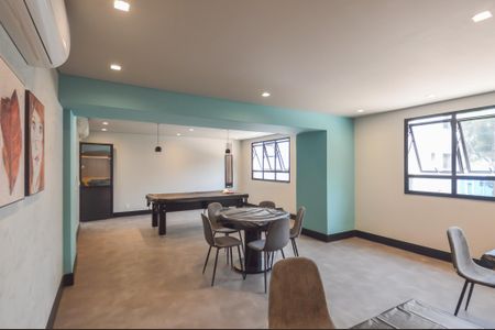 Apartamento à venda com 40m², 1 quarto e 1 vagaSalão de jogos