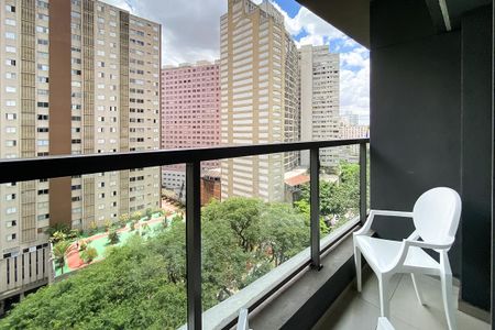 Studio para alugar com 27m², 0 quarto e sem vagaVaranda