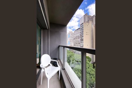 Studio para alugar com 27m², 0 quarto e sem vagaVaranda