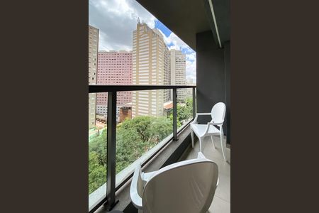 Studio para alugar com 27m², 0 quarto e sem vagaVaranda