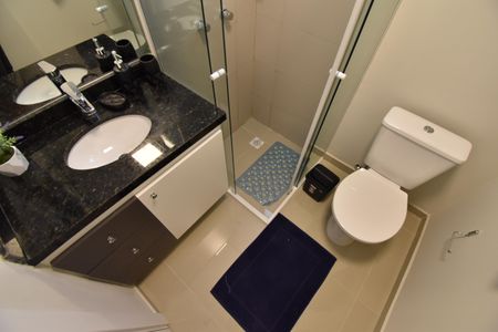 Studio para alugar com 25m², 1 quarto e sem vagaBanheiro do Studio