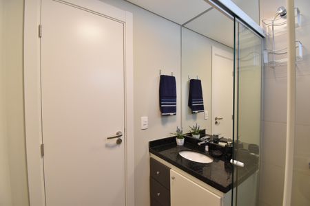 Studio para alugar com 25m², 1 quarto e sem vagaBanheiro do Studio