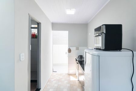 Sala/Cozinha de kitnet/studio para alugar com 1 quarto, 35m² em Guaratiba, Rio de Janeiro