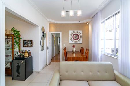 Sala de apartamento para alugar com 3 quartos, 90m² em Grajaú, Belo Horizonte