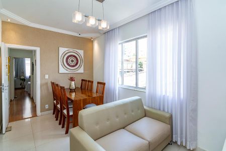 Sala de apartamento para alugar com 3 quartos, 90m² em Grajaú, Belo Horizonte