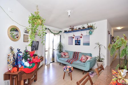 Sala de apartamento à venda com 2 quartos, 58m² em Jardim Taboao, São Paulo