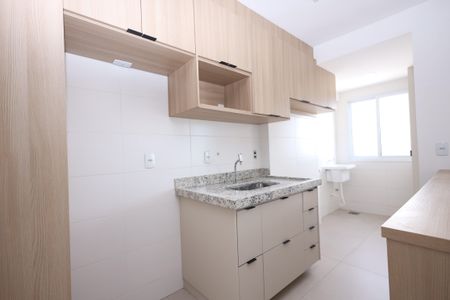 Cozinha de apartamento para alugar com 3 quartos, 69m² em Vila Lucy, Goiânia