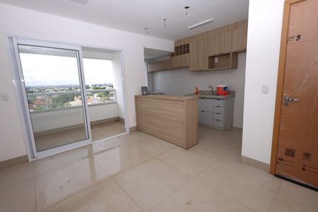 Sala de apartamento para alugar com 3 quartos, 58m² em Vila Lucy, Goiânia