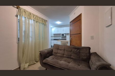 Sala de apartamento para alugar com 2 quartos, 38m² em Campestre, Santo André