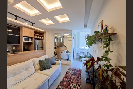 Sala de apartamento para alugar com 1 quarto, 45m² em Flamengo, Rio de Janeiro