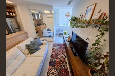 Sala de apartamento para alugar com 1 quarto, 45m² em Flamengo, Rio de Janeiro