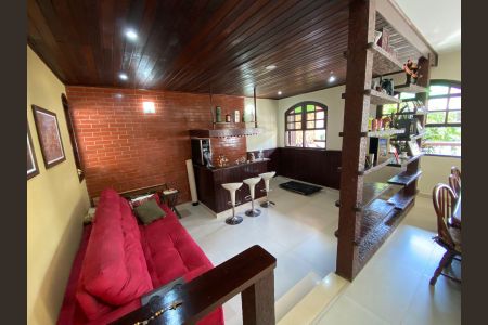 Sala de casa de condomínio à venda com 4 quartos, 600m² em Anil, Rio de Janeiro