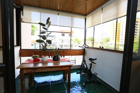 Varanda da Sala de apartamento para alugar com 3 quartos, 156m² em Vila Progredior, São Paulo