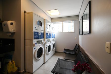 Studio para alugar com 35m², 1 quarto e 1 vagaLavanderia