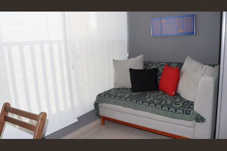 Studio para alugar com 37m², 1 quarto e sem vagaVaranda
